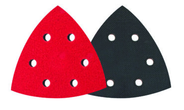 A red and black Soft Interface cushion
