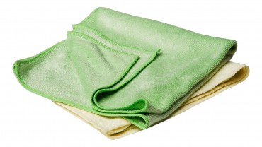 YELLOW & GREEN Buffing Towels (Set of 2)