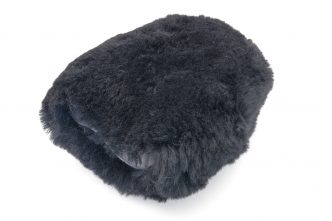 Four Finger Merino Soft Lambs Wool Half Wash Mitt