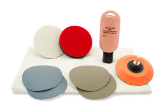 75mm 3" GLACIER Plastic Scratch Repair & Polishing Kit